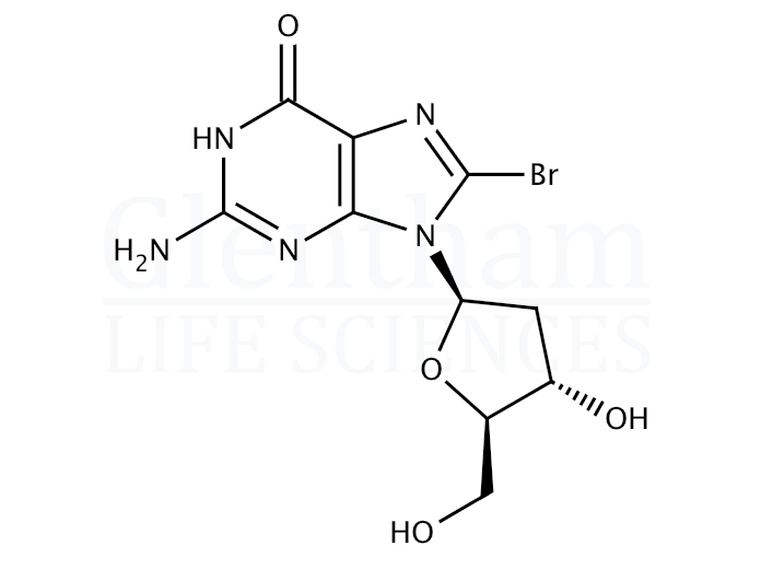 8-Bromo-2''-deoxyguanosine Structure