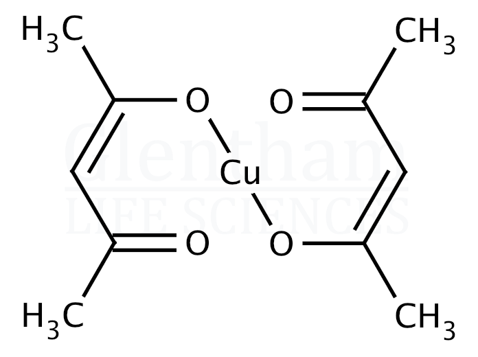 Copper(II) 2,4-pentanedionate Structure