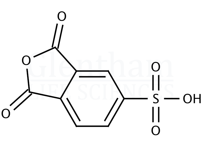 Structure for  1,3-Dioxo-1,3-dihydro-2-benzofuran-5-sulfonic acid  (134-08-7)