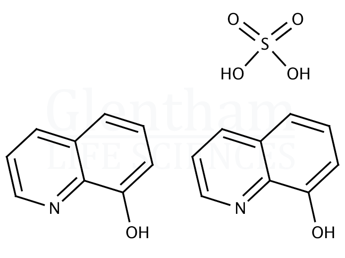 Structure for 8-Quinolinol hemisulfate salt (134-31-6)