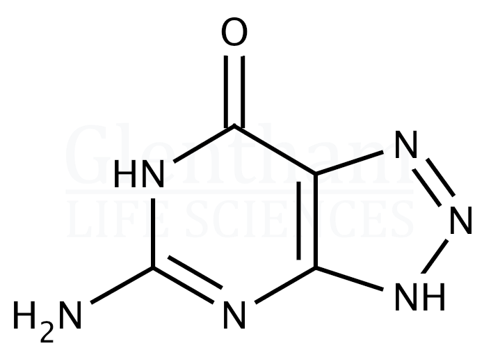 Structure for  8-Azaguanine  (134-58-7)