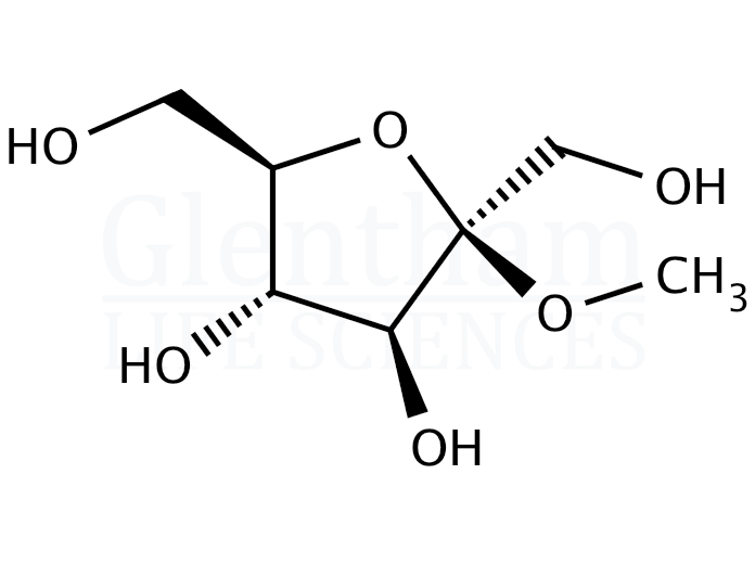 Methyl b-D-fructofuranoside Structure