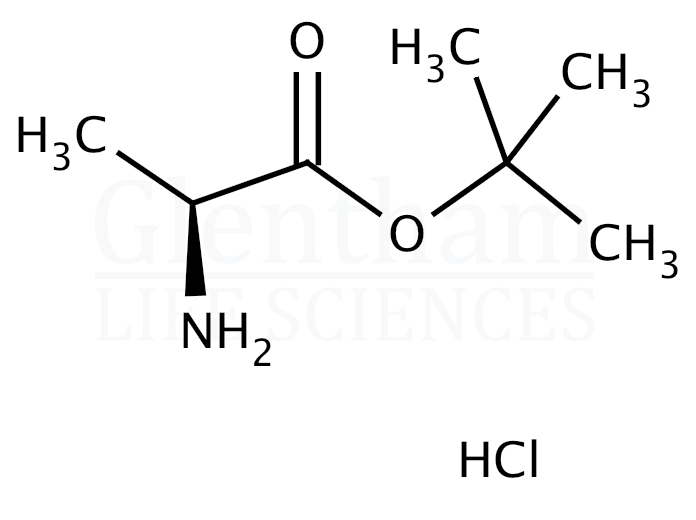 L-Alanine tert-butyl ester hydrochloride Structure