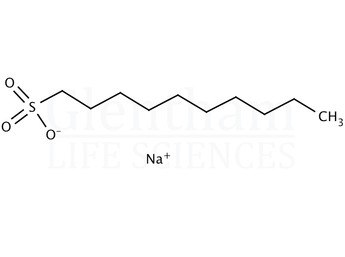 Structure for 1-Decanesulfonic acid sodium salt