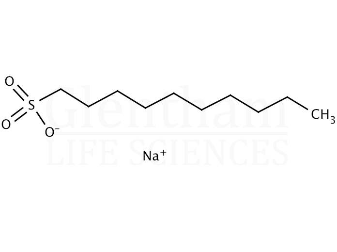 1-Decanesulfonic acid sodium salt Structure