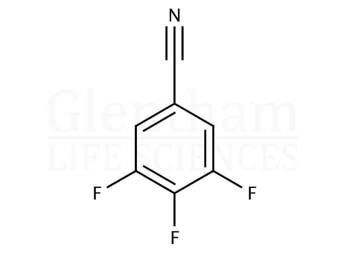 3,4,5-Trifluorobenzonitrile Structure