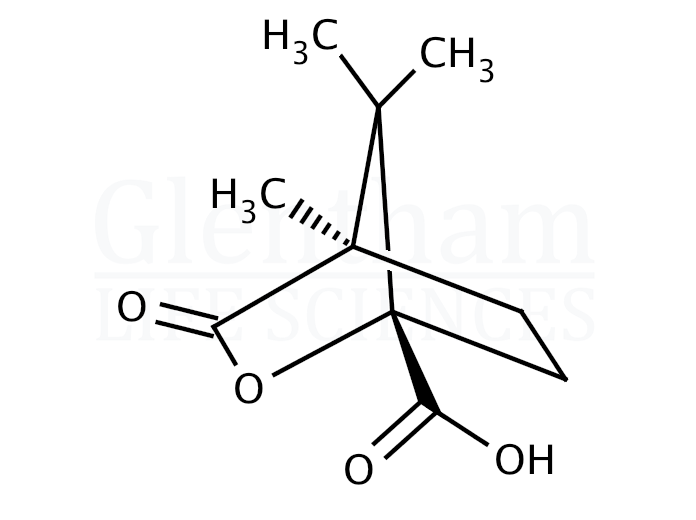 (-)-Camphanic acid Structure