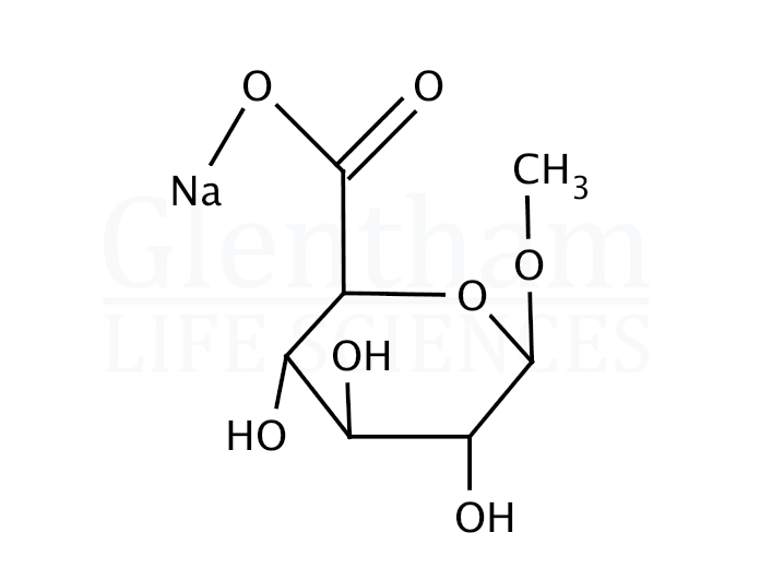 Methyl α-L-Idopyranosiduronic acid sodium salt Structure