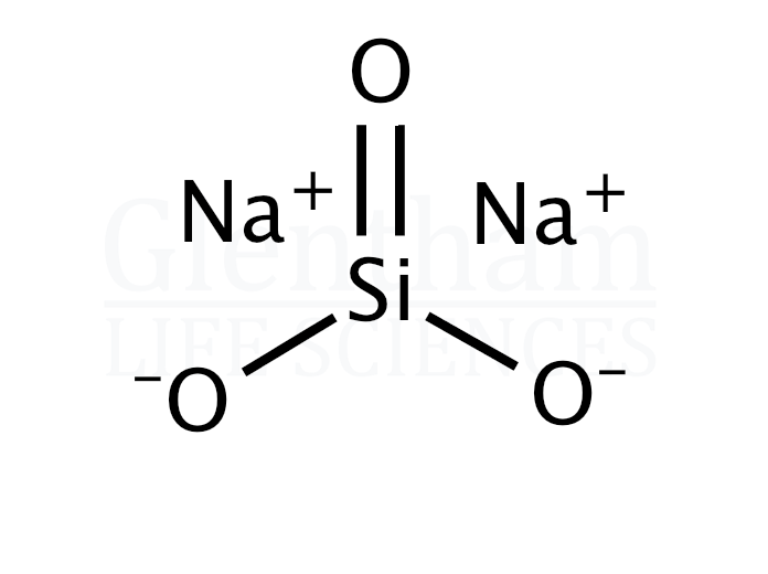 Structure for  Sodium silicate solution  (1344-09-8)