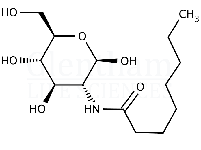 Octanoyl b-D-glucosylamine Structure