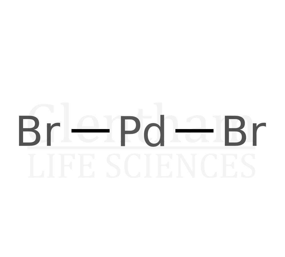 Palladium(II) bromide, 99.95% (metals basis) Structure