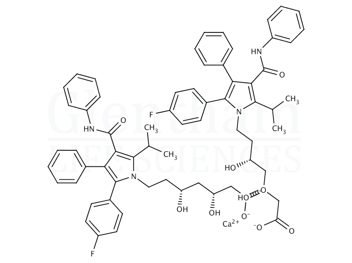 Structure for Atorvastatin (134523-00-5)