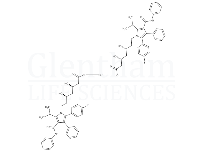 Atorvastatin calcium salt Structure