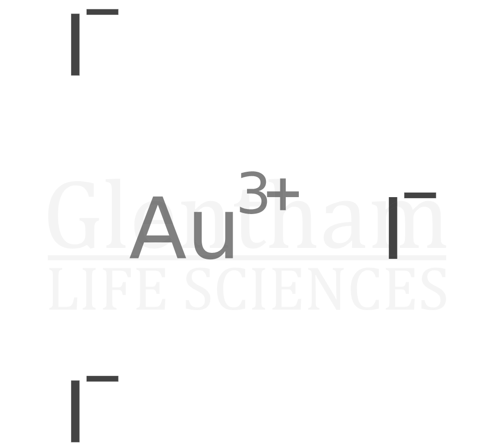 Structure for Gold(III) iodide, 99.95% (metals basis)