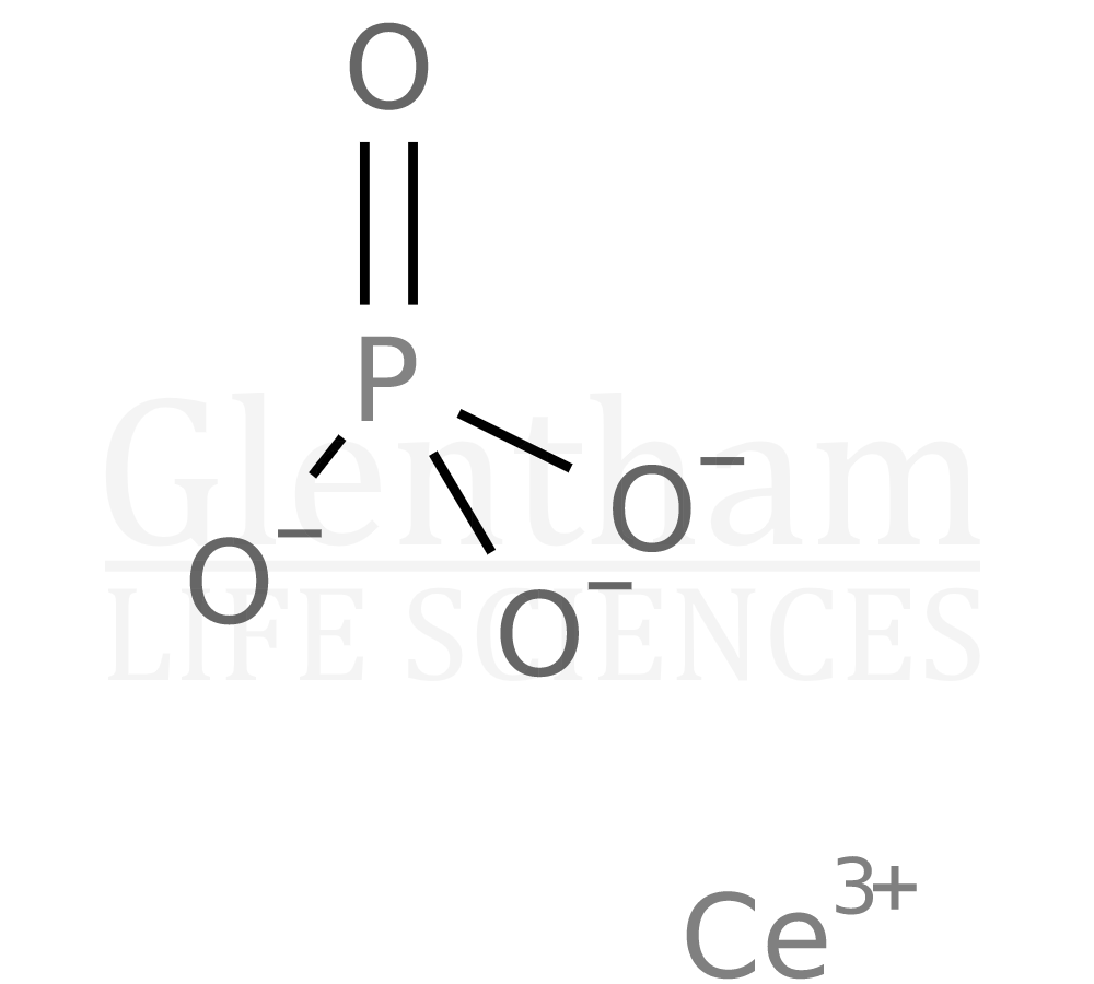 Structure for Cerium phosphate hydrate, 99.9%