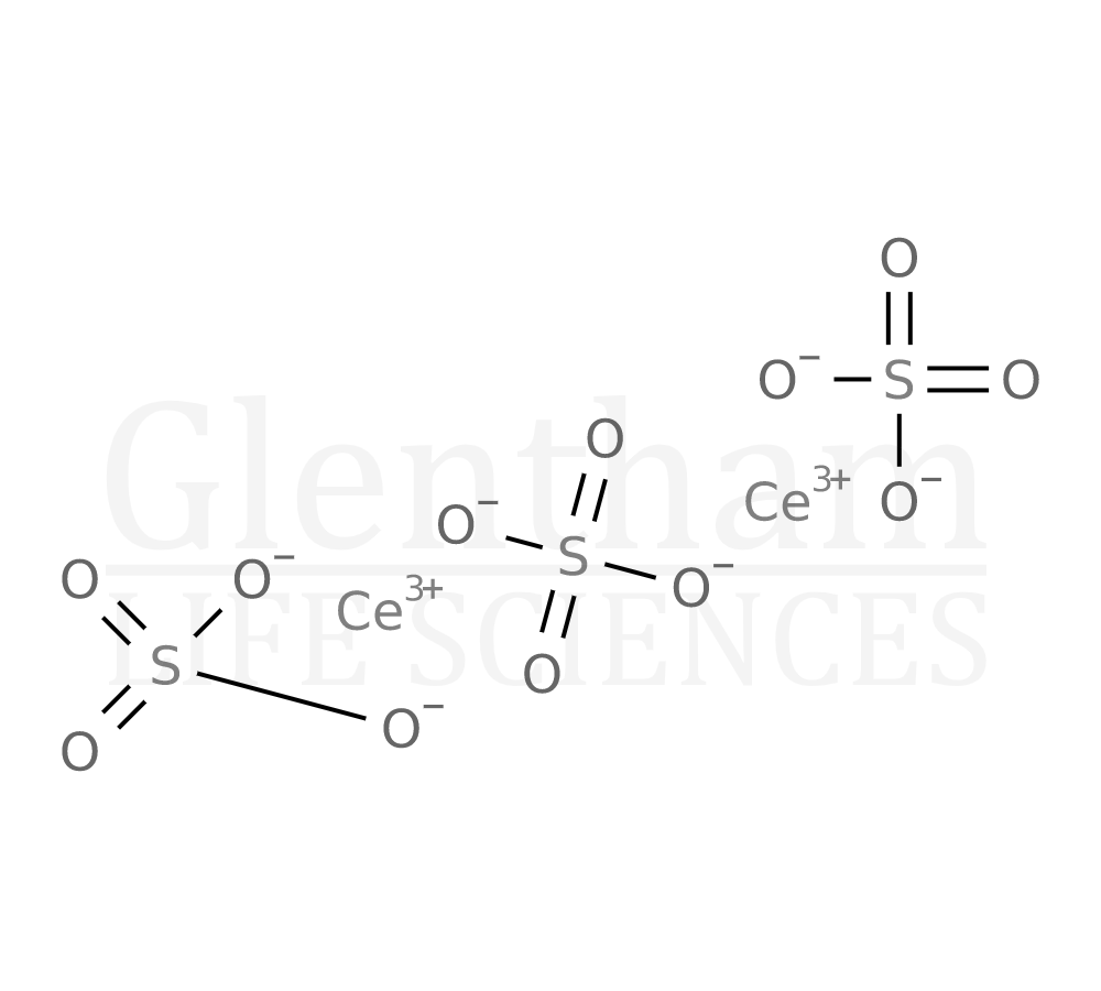 Cerium(III) sulfate, anhydrous, 99.9% Structure