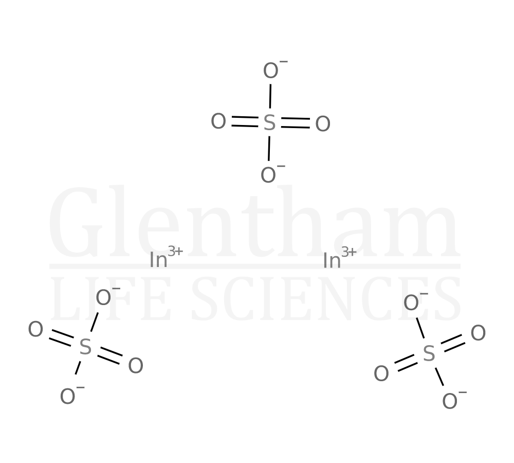 Structure for Indium(III) sulfate, 98%, anhydrous