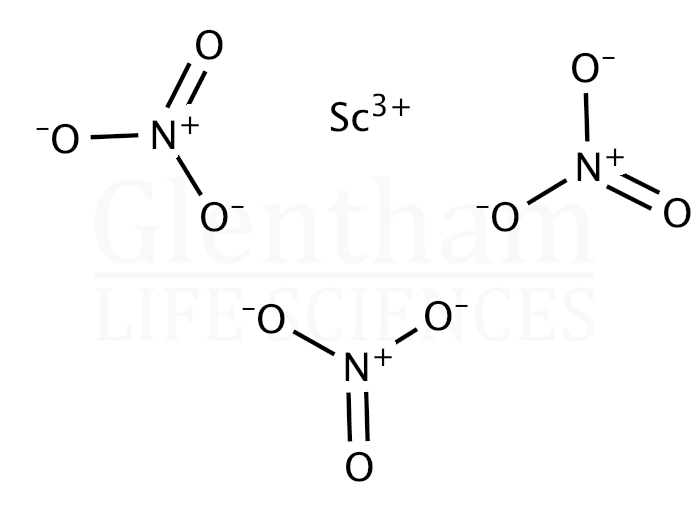 Scandium nitrate hydrate, 99.999% Structure