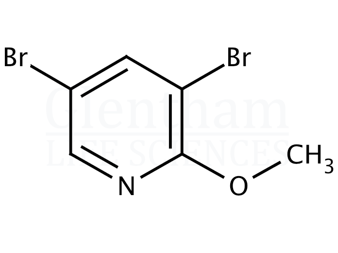 3,5-Dibromo-2-methoxypyridine Structure