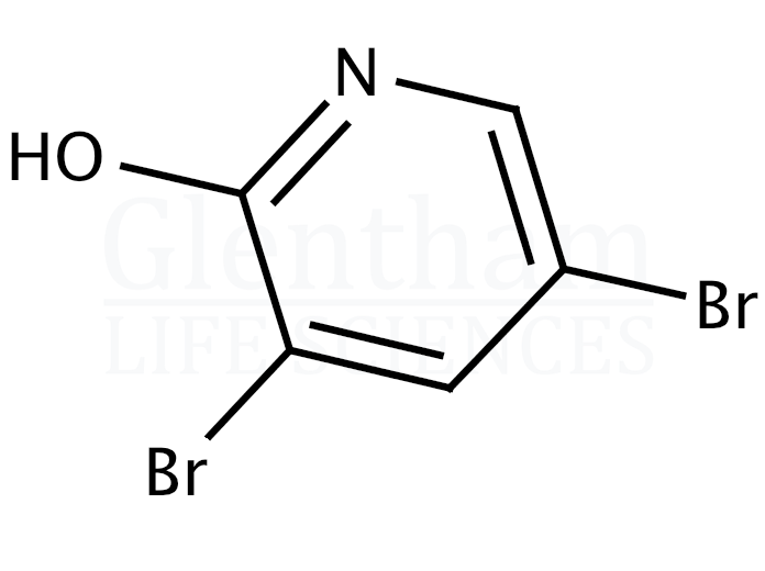 3,5-Dibromo-2-hydroxypyridine Structure