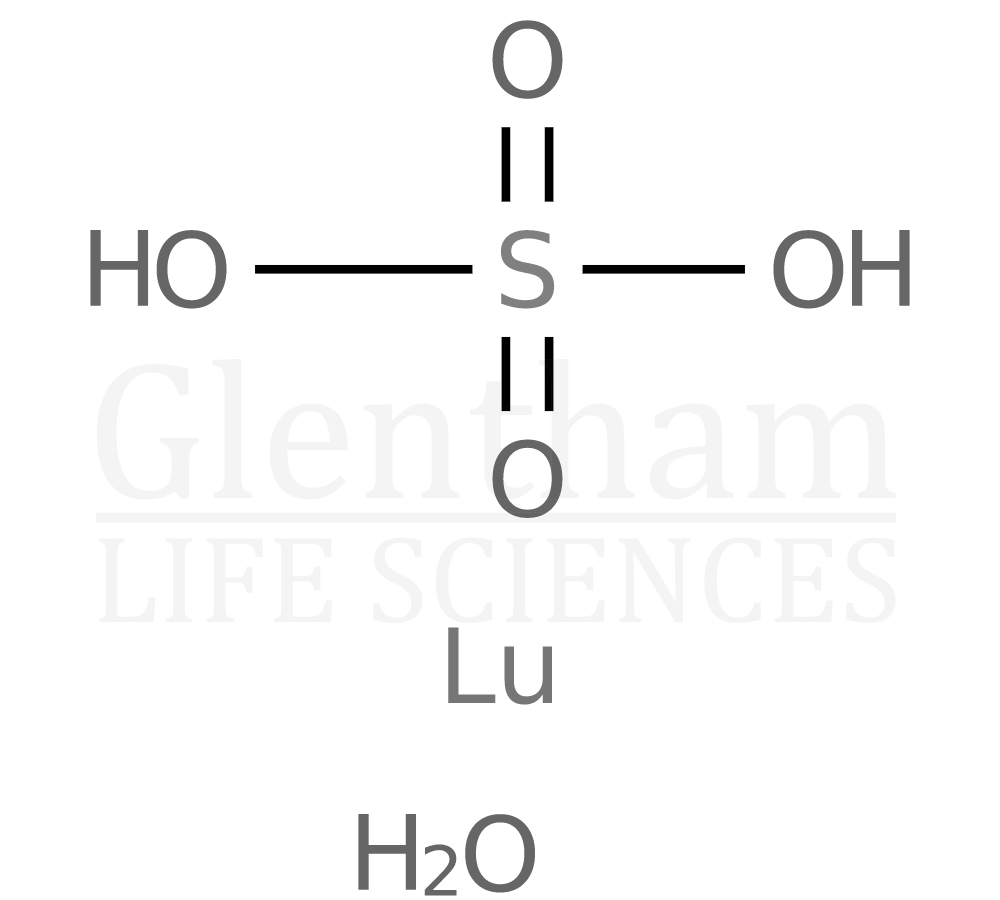 Structure for  Lutetium sulfate hydrate, 99.999%  (13473-77-3)