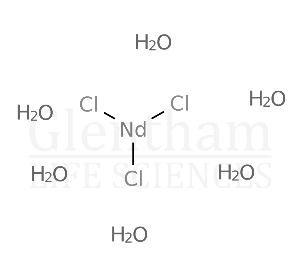 Neodymium chloride hydrate, 99.9% Structure