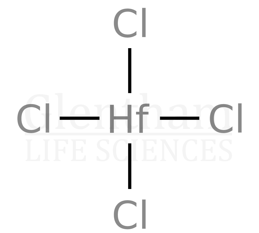 Hafnium chloride, 98% Structure