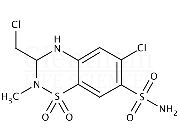 Structure for Methyclothiazide