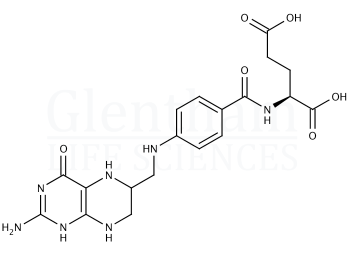 Tetrahydrofolic acid Structure