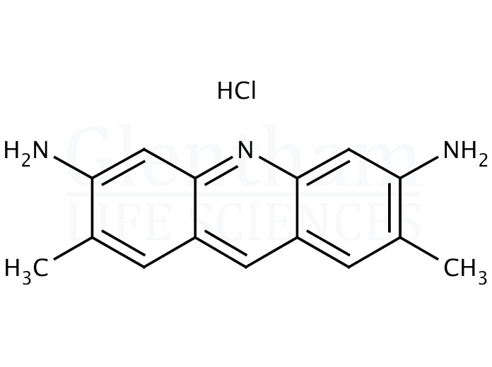 Structure for Acridine Yellow G (C.I. 46025)