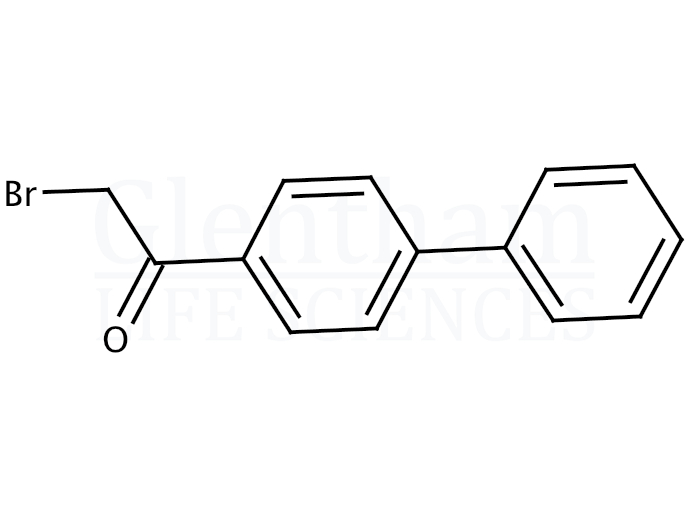 Structure for 2-Bromo-4′-phenylacetophenone (135-73-9)