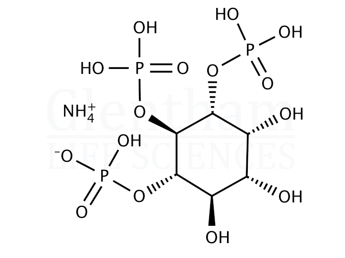 D-myo-Inositol 1,5,6-trisxadphosphate ammonium salt Structure