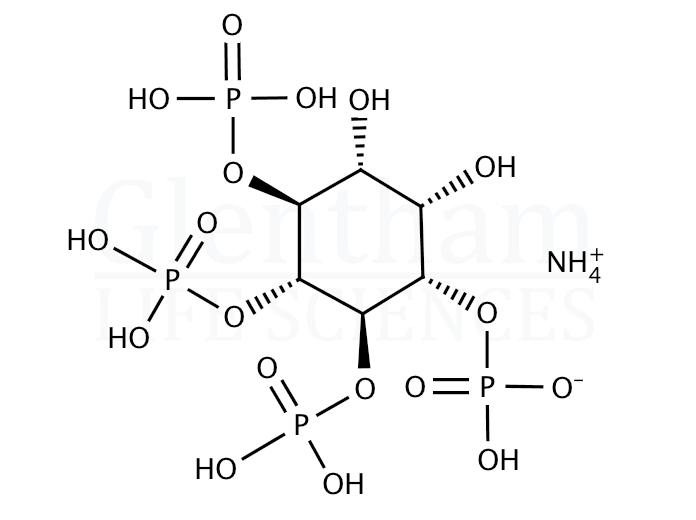 Structure for  D-myo-Inositol 3,4,5,6-tetrakis(phosphate) mixed ammonium sodium salt  (135027-59-7)
