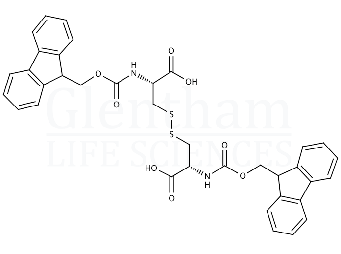 Nalpha,Nalpha-Bis-Fmoc-L-cystine (disulfide bond) Structure