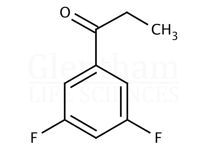 3'',5''-Difluoropropiophenone Structure