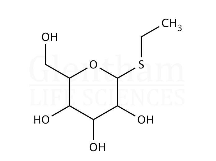 Ethyl a-D-thioglucopyranoside Structure