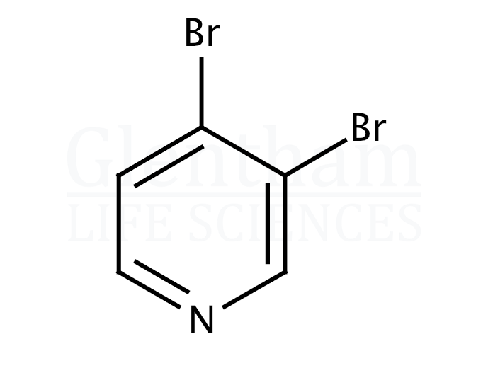 3,4-Dibromopyridine Structure