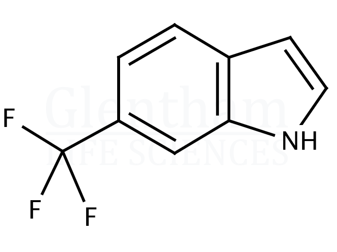 Structure for  6-Trifluoromethylindole  (13544-43-9)