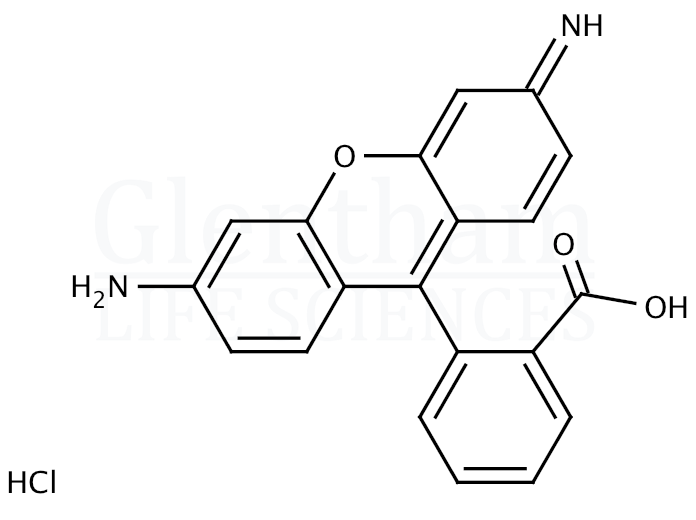 Rhodamine 110 chloride Structure