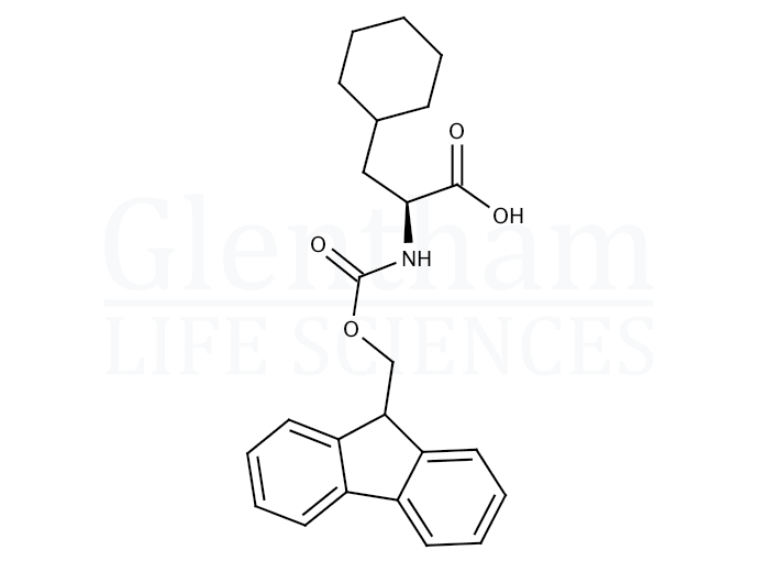 Structure for  Fmoc-Cha-OH    (135673-97-1)