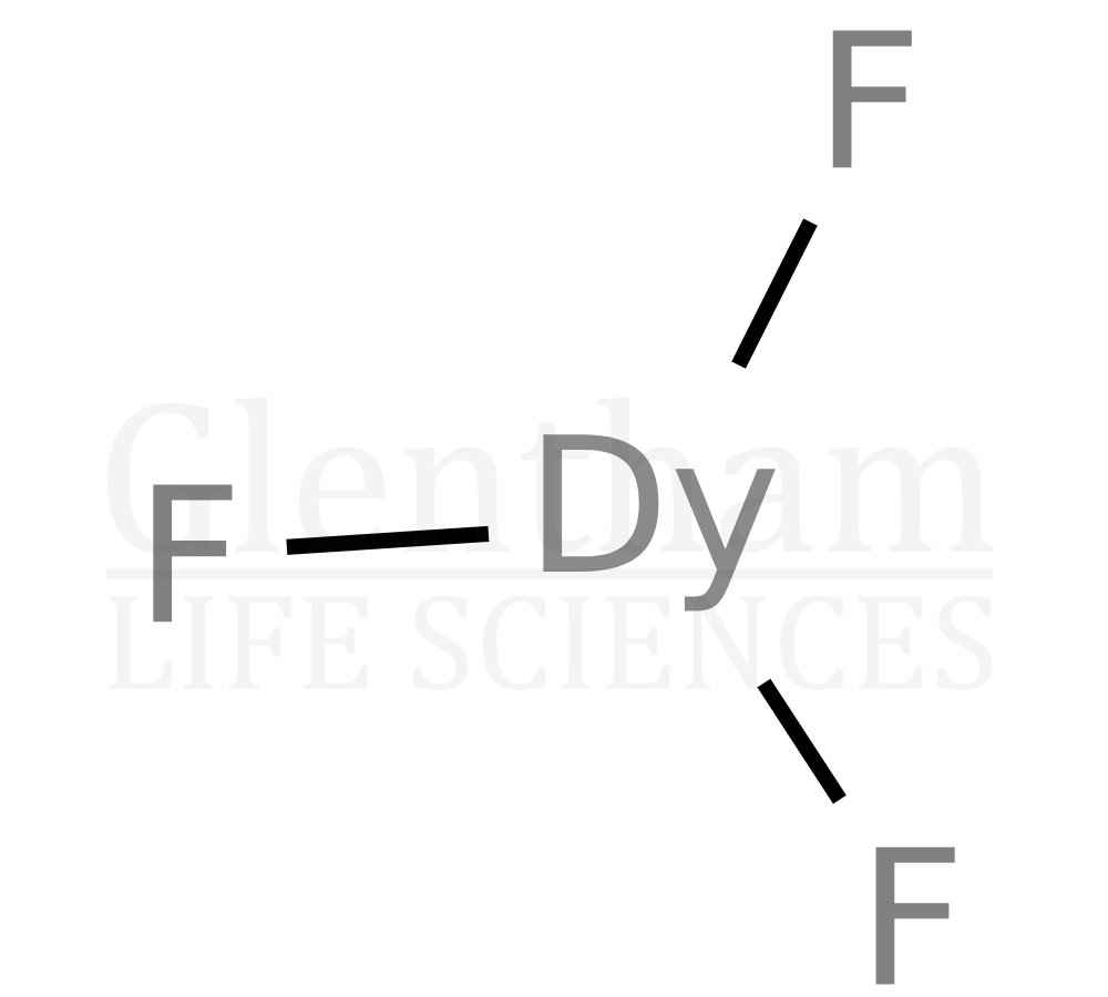 Dysprosium fluoride, anhydrous, 99.9% Structure