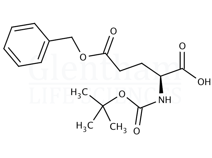 Structure for Boc-Glu(OBzl)-OH (13574-13-5)