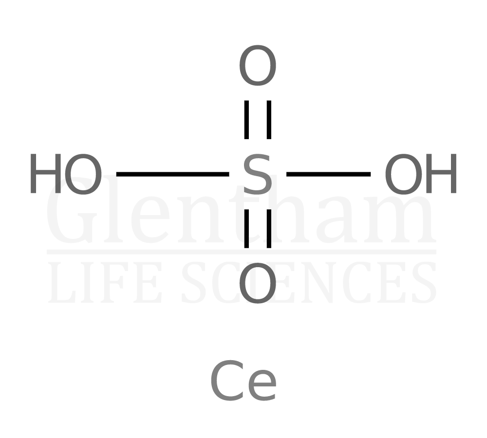 Structure for Cerium(IV) sulfate anhydrous, 99%