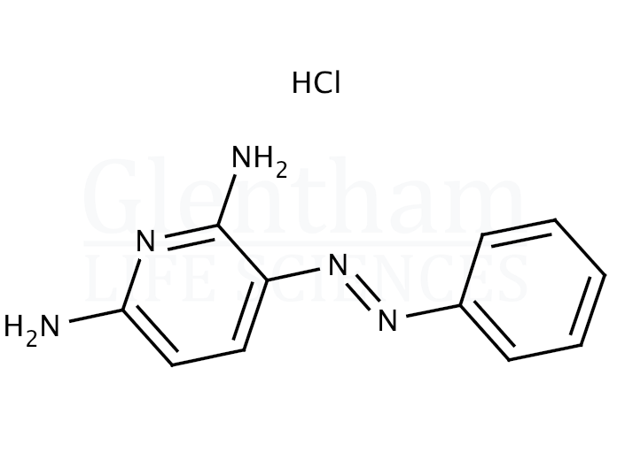 3-Phenylazo-2,6-diaminopyridine hydrochloride Structure