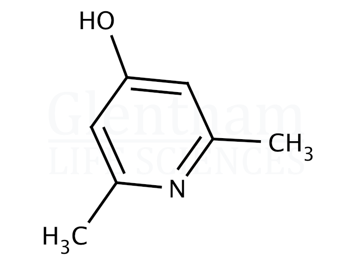 2,6-Dimethyl-4-hydroxypyridine Structure