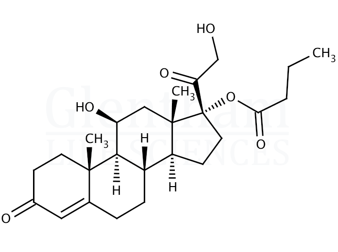 Structure for Hydrocortisone butyrate