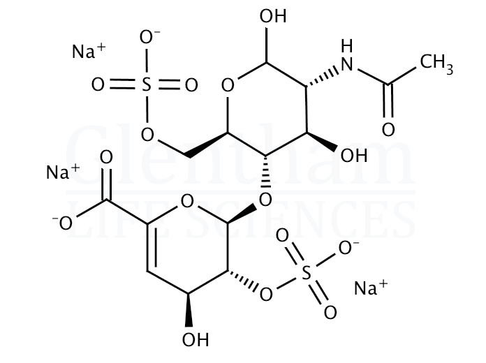 Structure for Heparin disaccharide I-A sodium salt