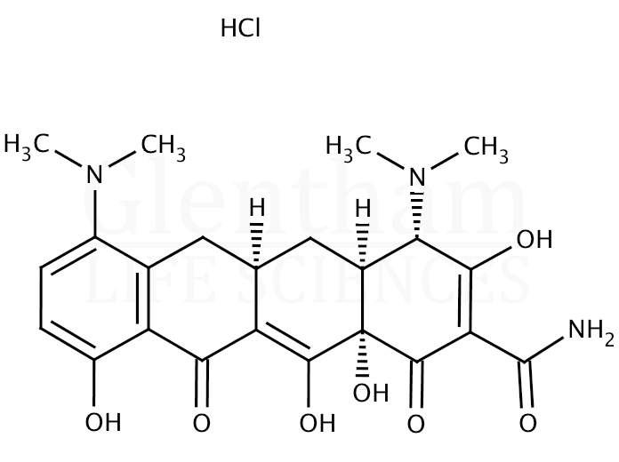 Structure for Minocycline hydrochloride (13614-98-7)