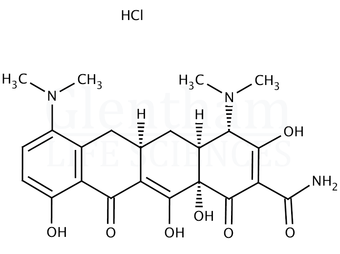 Minocycline hydrochloride Structure