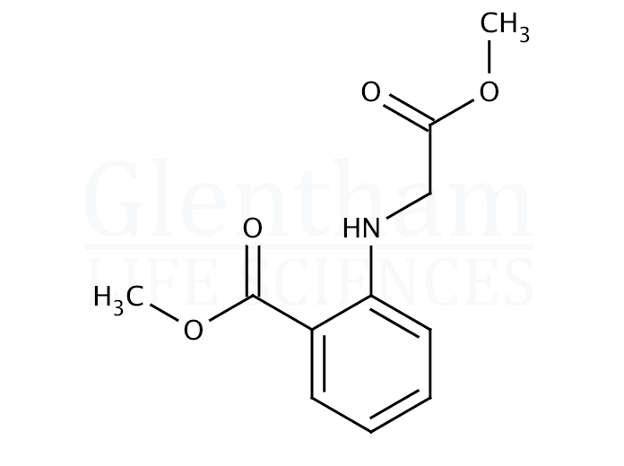 Dimethyl phenylglycine-o-carboxylate Structure